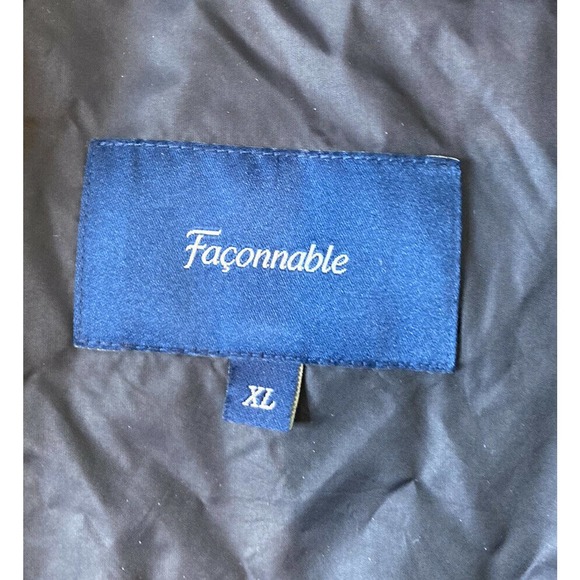 FACONNABLE Men’s Brown Full Zip Quilted Jacket XL - Picture 3 of 11